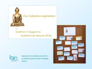 Our collective aspirations for Buddhism in Singapore and BuddhistYouth Network - 16 May 15 